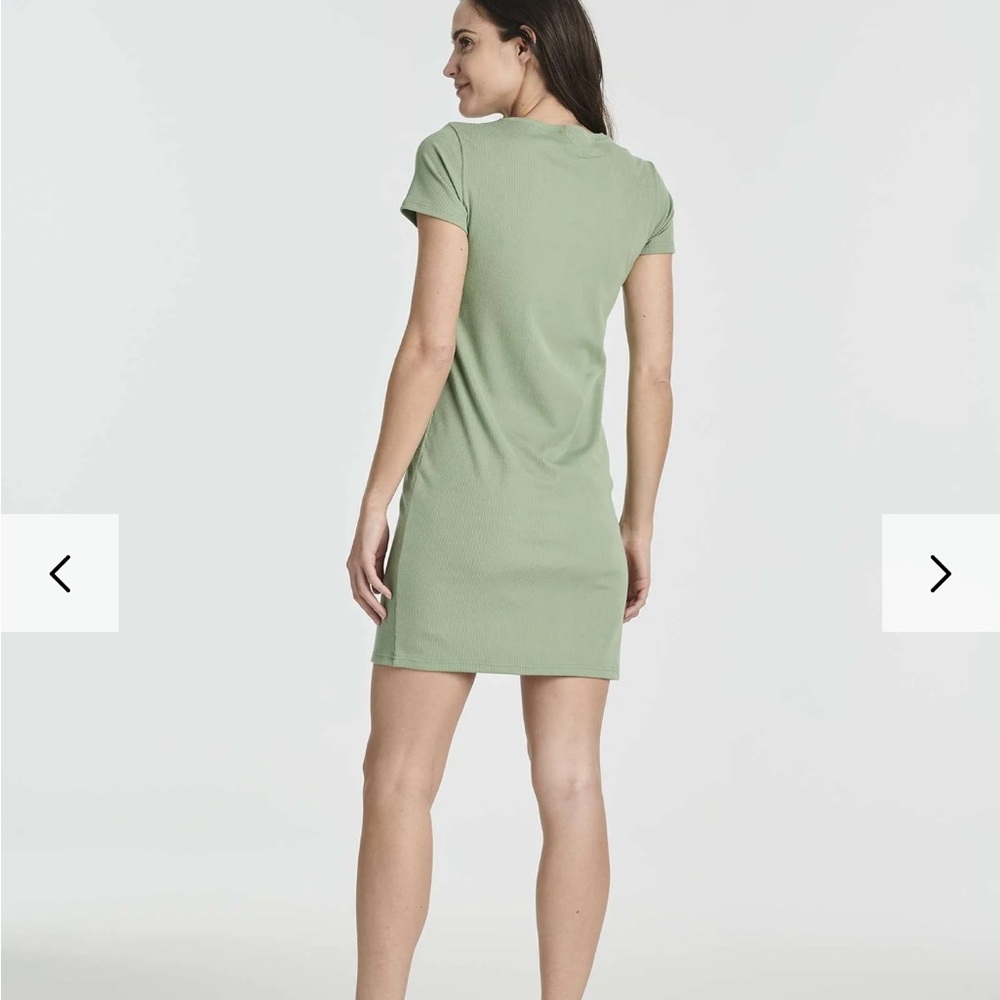 Ribbed V Neck 3 pack T-Shirt Dresses - Picture 4 of 6